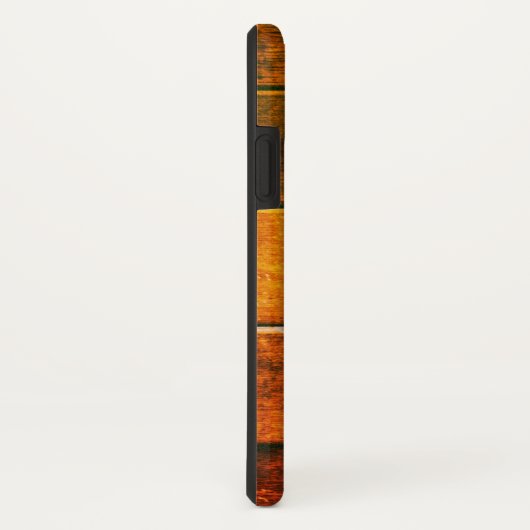  bibliotheekcataloguskast met bruin hout Case-Mate iPhone case (Achterkant/rechts)