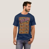 Bibliotheekcatalogusposter T-shirt (Voorkant volledig)