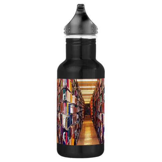 Bibliotheekflesje 18 oz waterfles  (Rechts)