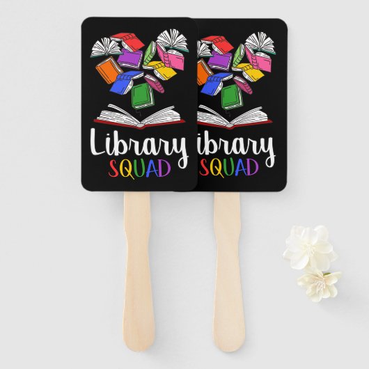 Bibliotheekforum I Handwaaier (Voorkant en achterkant)