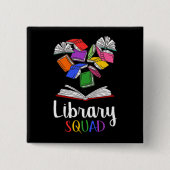 Bibliotheekforum I Vierkante Button 5,1 Cm (Voorkant)