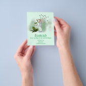 Bibliotheekgemeenschap van boekenboekenboekenboeke flyer (Hand)