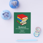 Bibliotheekgemeenschap van boekenboekenboekenboeke flyer (Enkel)