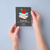 Bibliotheekgemeenschap van boekenboekenboekenboeke flyer (Hand)