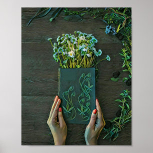  bibliotheekillustraties poster