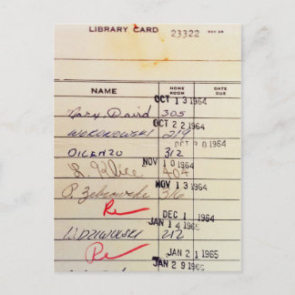 Bibliotheekkaart 23322 briefkaart