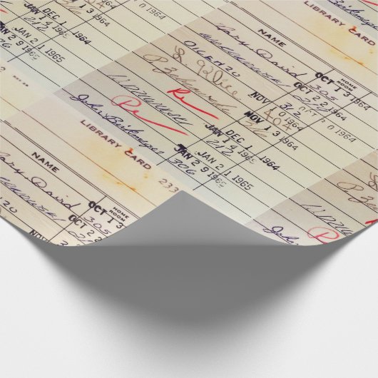 Bibliotheekkaart 23322 cadeaupapier (Hoek)
