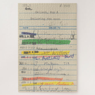 Bibliotheekkaart 3503 Het verkennen van de maan Legpuzzel