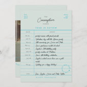 Bibliotheekkaart Jaaroverzicht Plat Kerstkaart (Voorkant / Achterkant)