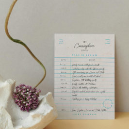 Bibliotheekkaart Jaaroverzicht Platte Kerstkaart