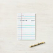 Bibliotheekkaart Post-it Post-it® Notes (Op bureau)