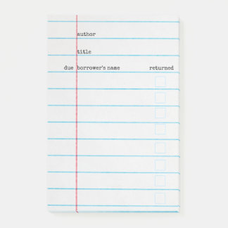 Bibliotheekkaart Post-it Post-it® Notes