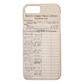 bibliotheekkaartbehuizing Case-Mate iPhone case (Achterkant)