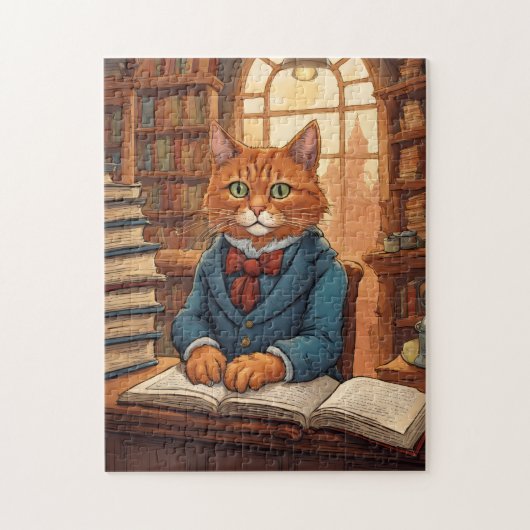 bibliotheekkat #11 puzzel (Verticaal)