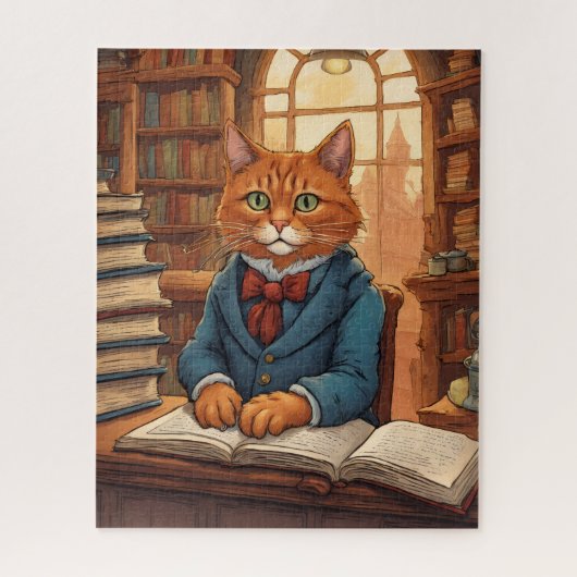 bibliotheekkat #11 puzzel (Verticaal)