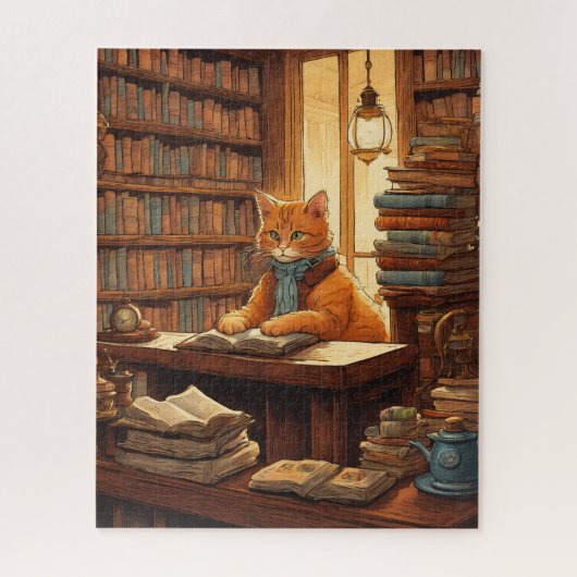 bibliotheekkat #12 puzzel (Verticaal)
