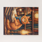 bibliotheekkat #13 puzzel (Horizontaal)