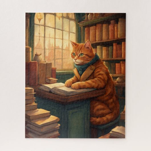 bibliotheekkat #14 puzzel (Verticaal)