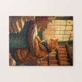 bibliotheekkat #14 puzzel (Horizontaal)