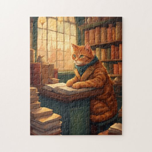 bibliotheekkat #14 puzzel (Verticaal)
