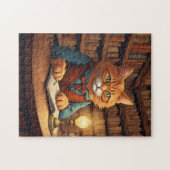 bibliotheekkat #18 puzzel (Horizontaal)