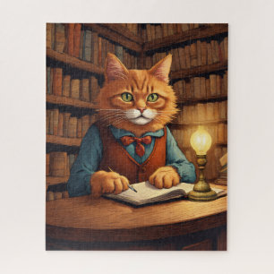 bibliotheekkat #18 puzzel