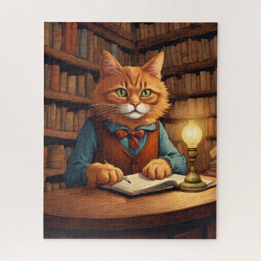 bibliotheekkat #18 puzzel (Verticaal)