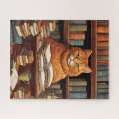 bibliotheekkat #1 puzzel (Horizontaal)