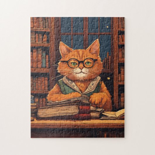 bibliotheekkat #21 puzzel (Verticaal)