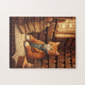 bibliotheekkat #2 puzzel (Horizontaal)