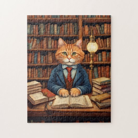 bibliotheekkat #3 puzzel (Verticaal)