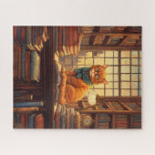 bibliotheekkat #4 puzzel (Horizontaal)