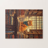 bibliotheekkat #4 puzzel (Horizontaal)
