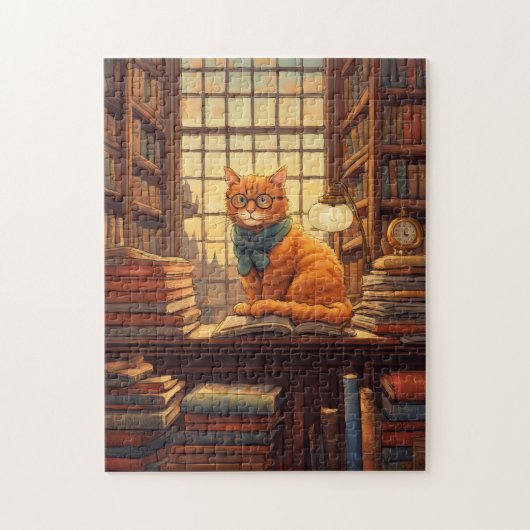 bibliotheekkat #4 puzzel (Verticaal)