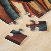 bibliotheekkat #5 puzzel (Zijkant)