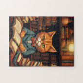 bibliotheekkat #5 puzzel (Horizontaal)