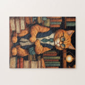 bibliotheekkat #6 puzzel (Horizontaal)