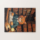 bibliotheekkat #7 puzzel (Horizontaal)