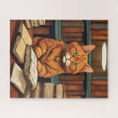 bibliotheekkat #8 puzzel (Horizontaal)