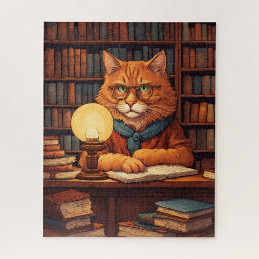 bibliotheekkat #9 puzzel (Verticaal)