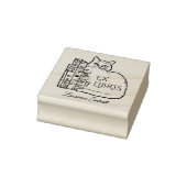  bibliotheekkat rubberstempel (Stempel)