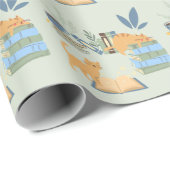 Bibliotheekkatten Cadeaupapier (Rol Hoek)