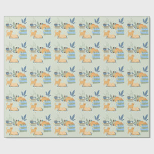 Bibliotheekkatten Cadeaupapier