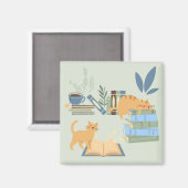 Bibliotheekkatten Magneet (Voorkant / Achterkant)