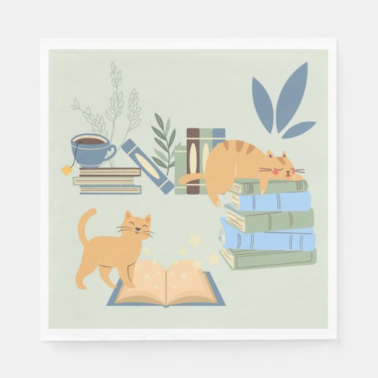 Bibliotheekkatten Servet (Voorkant)