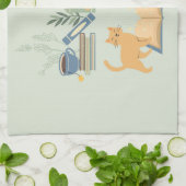 Bibliotheekkatten Theedoek (Gevouwen)