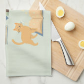 Bibliotheekkatten Theedoek (Quarter Fold)