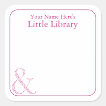 & Bibliotheeklabels | Wenskaart Boek Gift Tag
