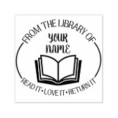 Bibliotheekleraar Zelfinkt Rubberstempel Zelfinktende Stempel (Design)