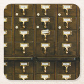 BibliotheekOnderzetter Kartonnen Onderzetters (Voorkant)